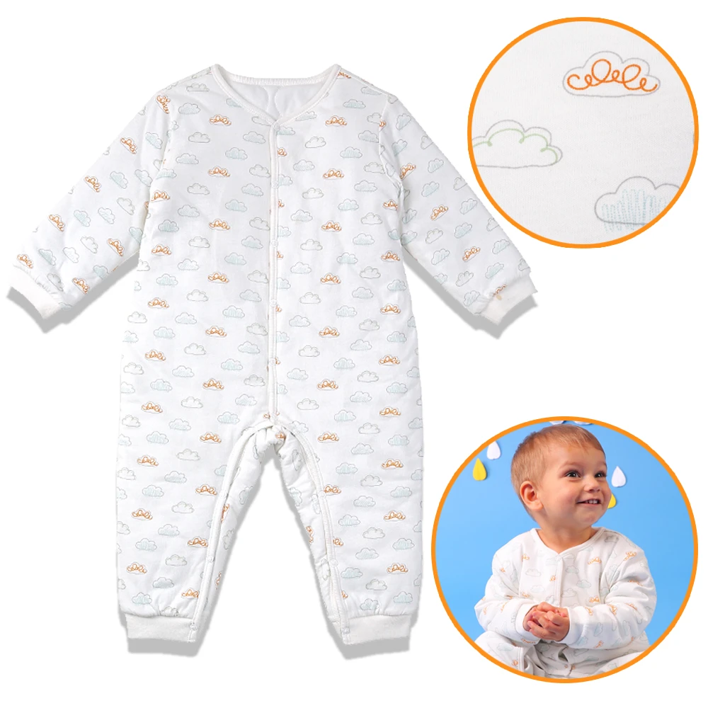 pima cotton baby rompers
