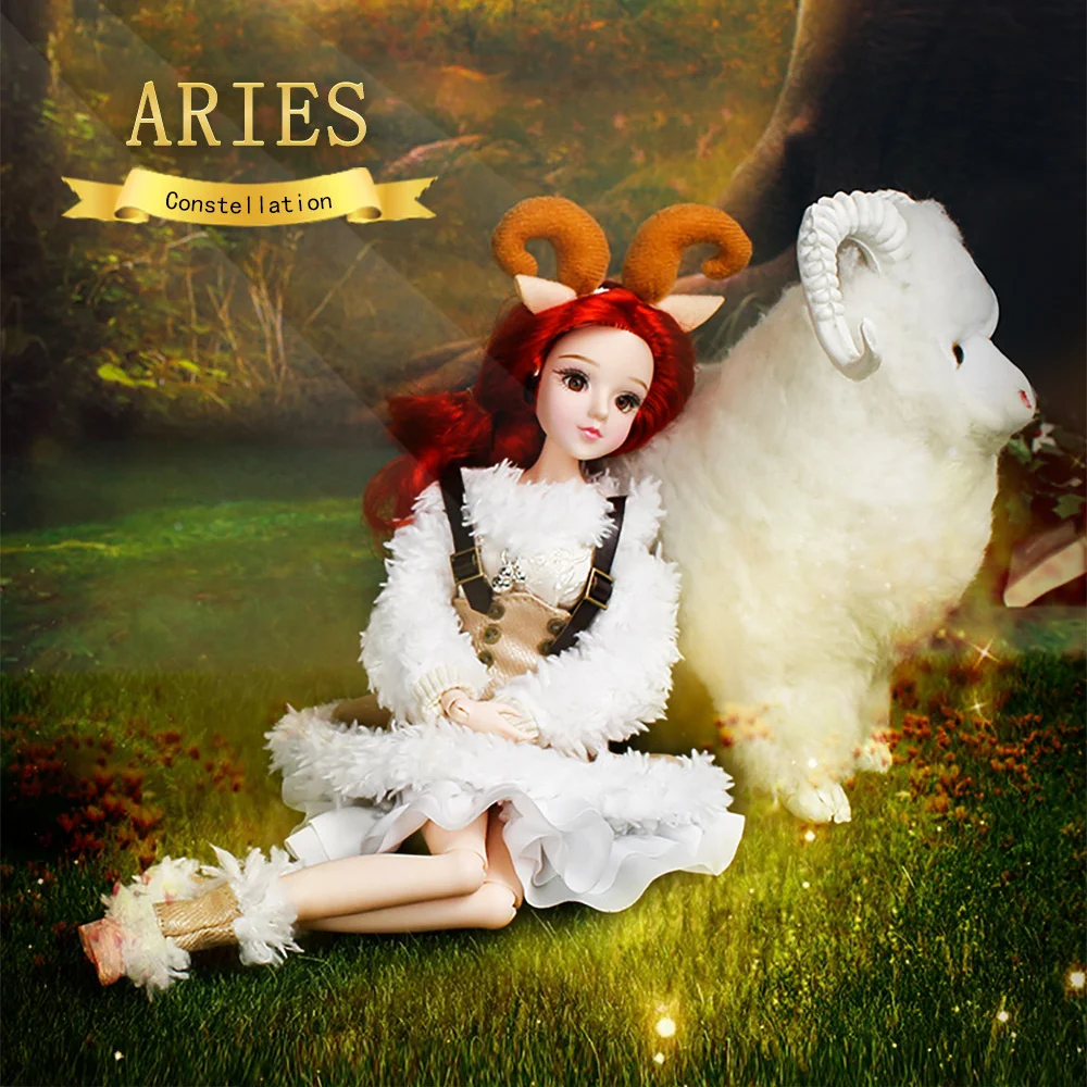 MM Girl doll 12 Constellation Series 30cm Joint body Monste