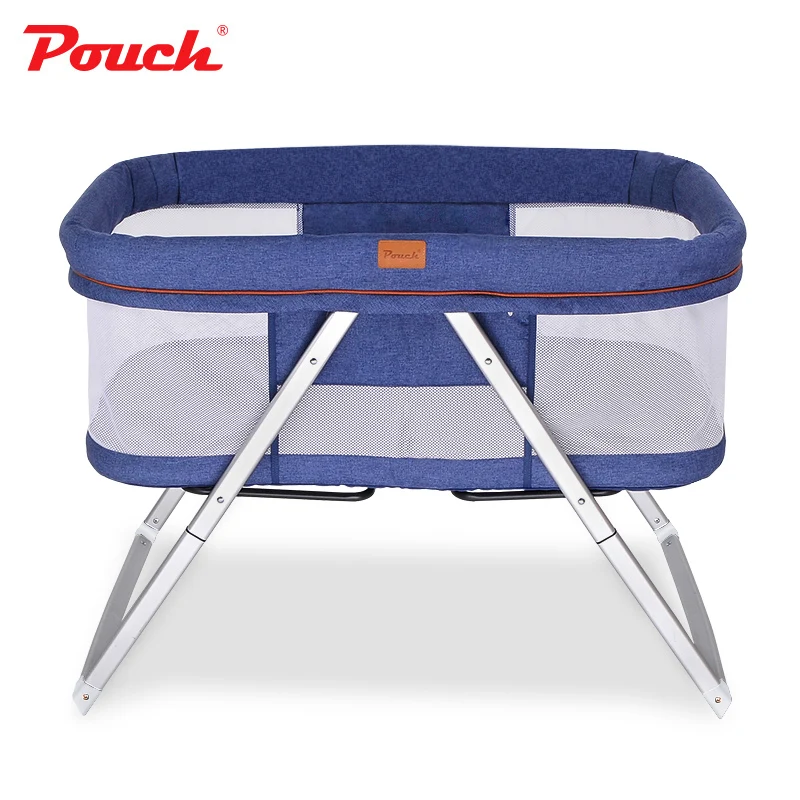 

Pouch cribs European children's bed multi-function shaker baby bed foldable portable travel cradle bed