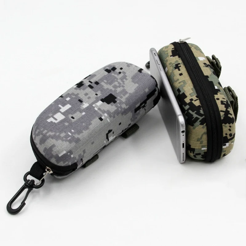 Тактический EVA портативный футляр для солнцезащитных очков Камуфляжный Молл футляр для очков на молнии сумка для очков чехол для наружного аксессуара сумки Аварийные наборы