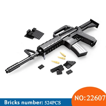 

AUSINI 22607 524PCS M16 educational building blocks 3D DIY Figures Birthday Christmas toys for children