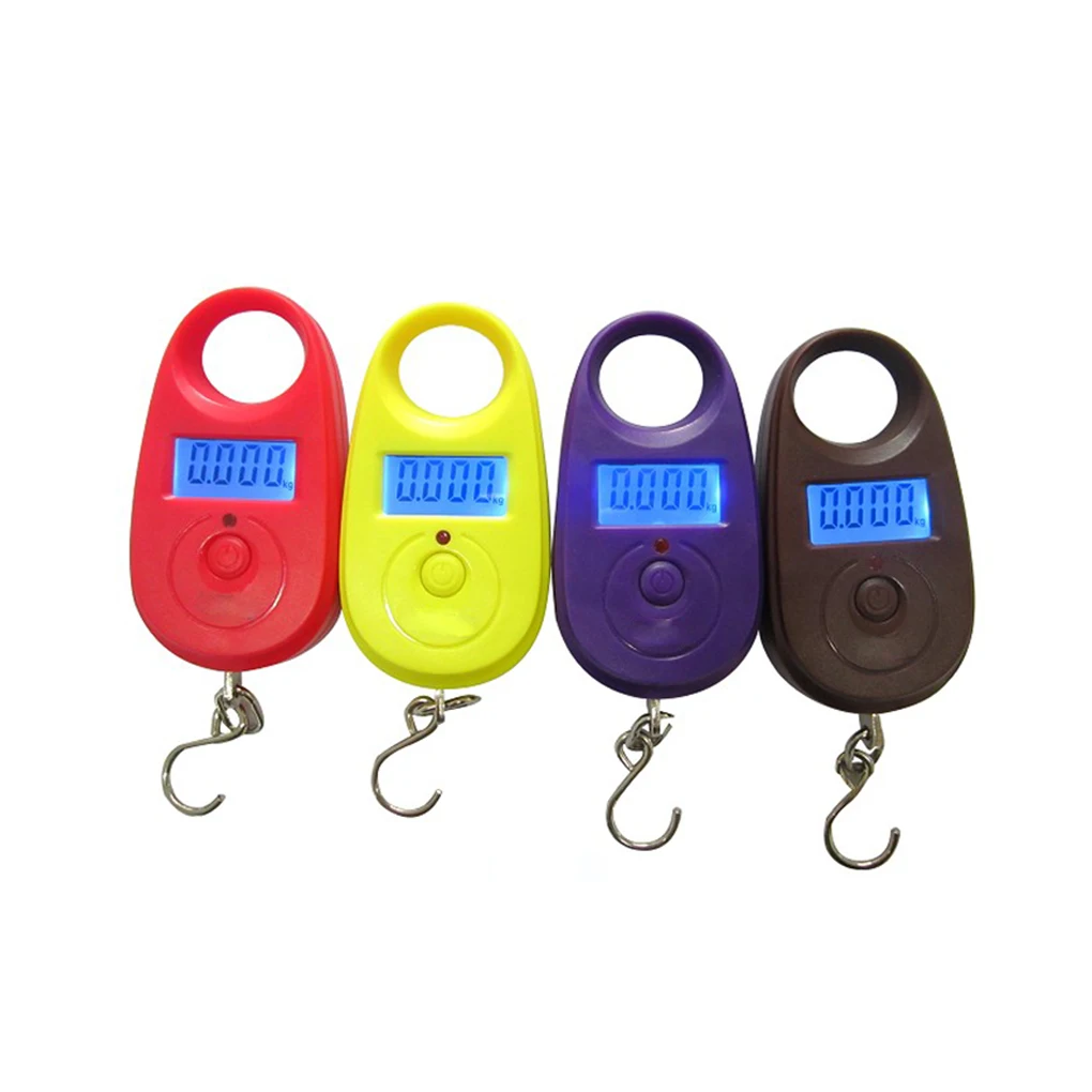

25kg*5g Mini LCD Digital Steelyard Electronic Hanging Luggage Scale Accurate Fishing Pocket Weighing Scale