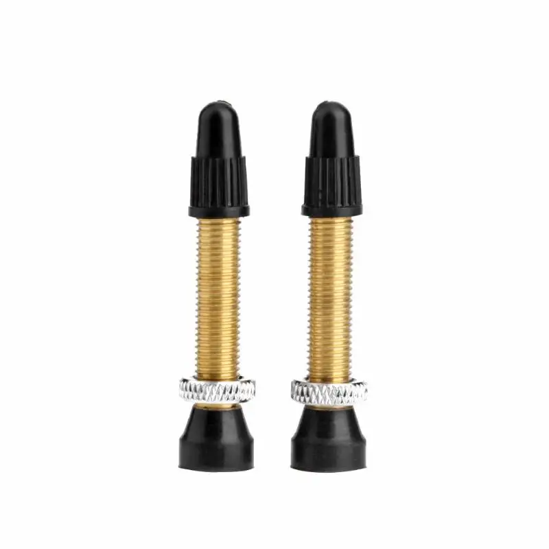 

1 Pair Mountain Road Bike Bicycle Copper Metal Tubeless Presta Valve Stems