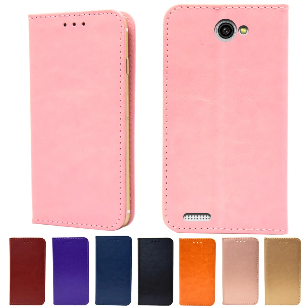 

For Prestigio Wize F3 PSP3457 DUO Case Cover Luxury Book Wallet PU Leather Flip Case Stand Card Holder