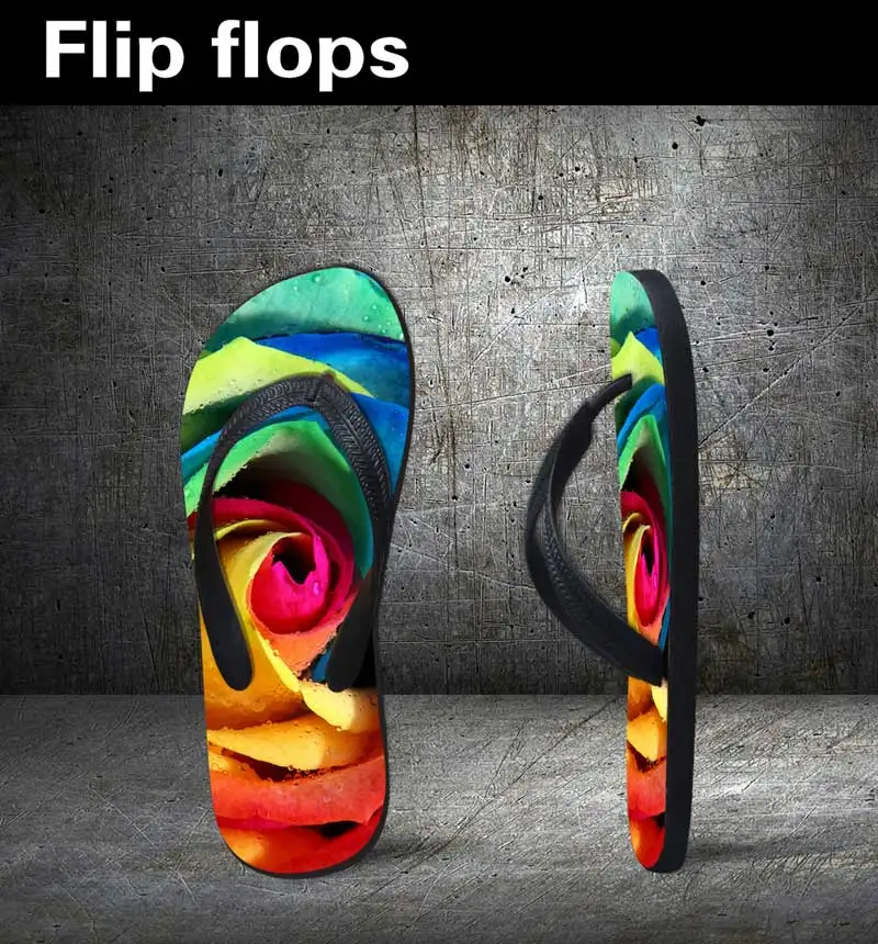 Customized Image LOGO Print Fashion Summer Beach Flip Flops Men Slippers Sandals Painting Art Printing boy Flats Shoes Customized Image LOGO Print Fashion Summer Beach Flip Flops Men Slippers Sandals Painting Art Printing boy Flats Shoes