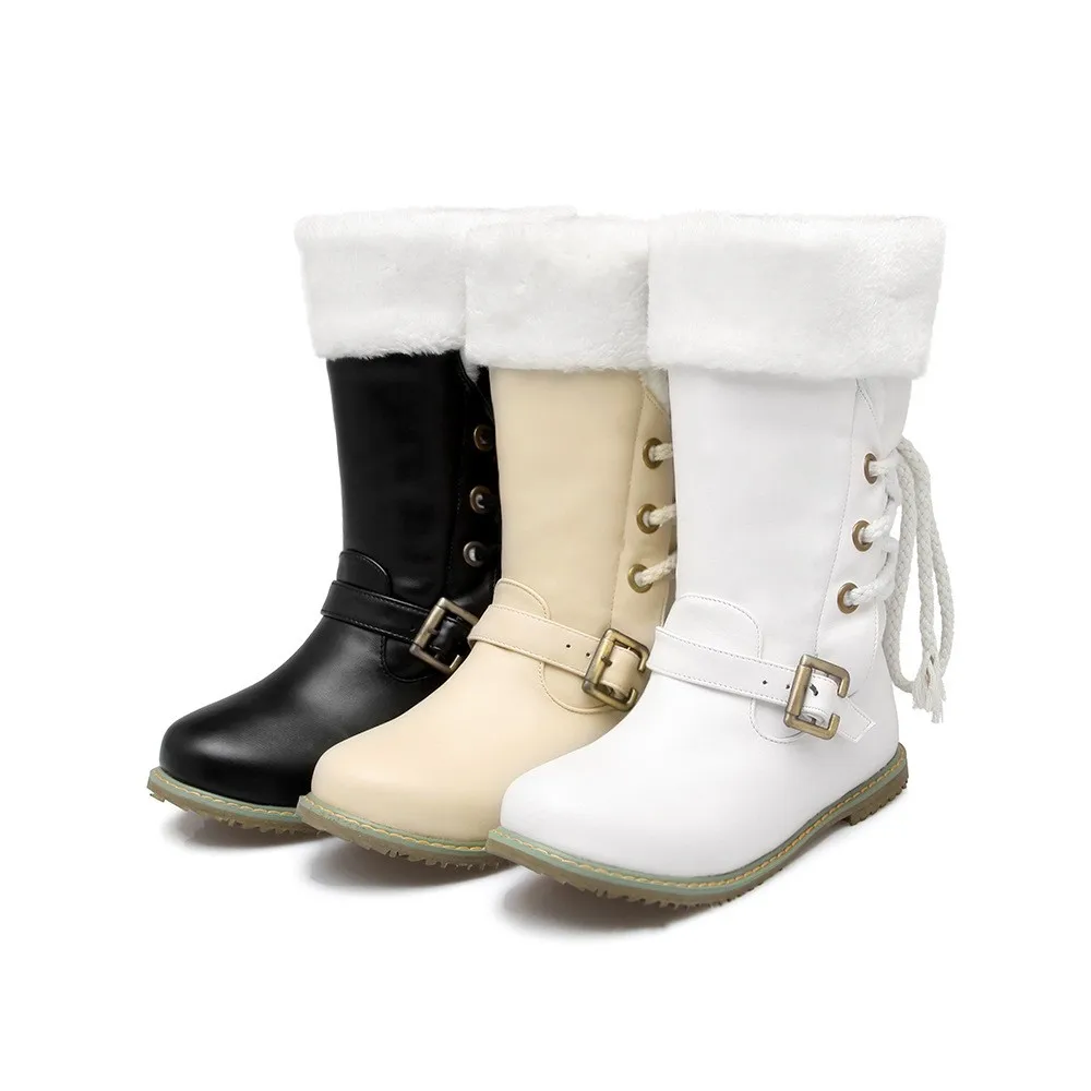 Зимние ботинки; Женская водонепроницаемая обувь с хлопковой подкладкой из плюша; женские мотоциклетные ботинки martin; женская обувь; большие размеры 34-43; WSH2167