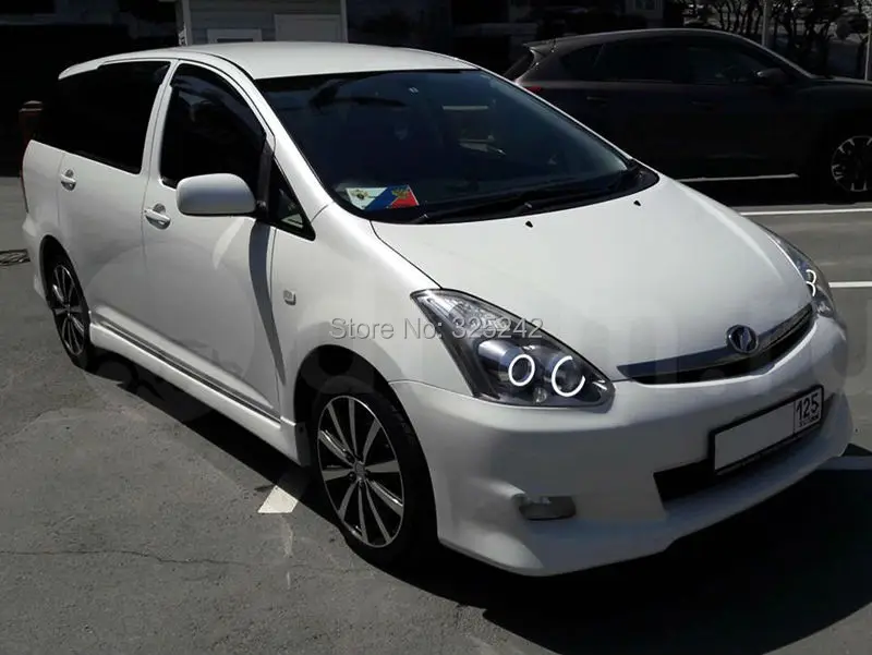 Для TOYOTA WISH 2005 2006 2007 2008 2009 отлично ультра яркие лампы подсветки с холодным катодом(CCFL) Ангельские глазки комплект Halo Кольцо