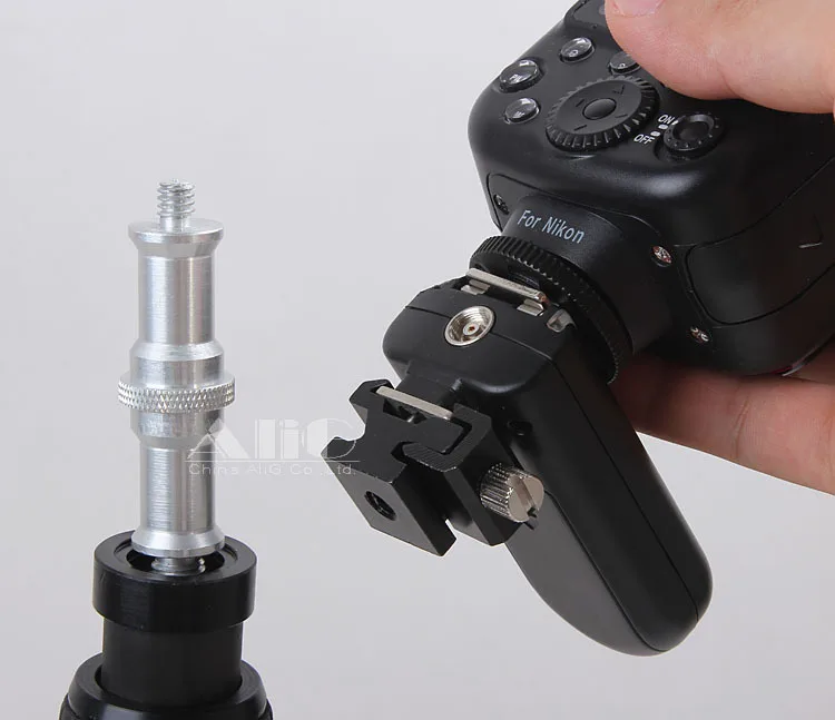 Штатив для вспышки 1/4 3/8 дюйма с медным адаптером|lighting stand accessories|camera photo studioflash light |