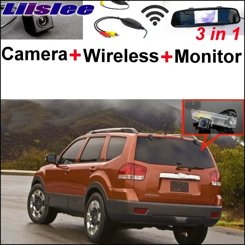 

Liislee 3 in1 Special Rear View Camera + Wireless Receiver + Mirror Monitor DIY Parking System For KIA Borrego Mohave 2008~2017