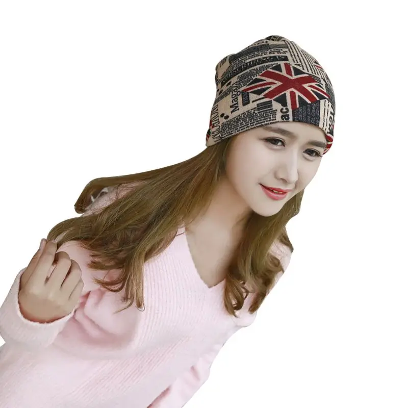 

Unisex Women Men Winter Scarf Letter Korean Caps Casual Knit Hats Caps