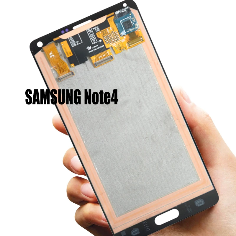 5,7 '' Супер AMOLED ЖК дисплей для samsung Galaxy Note 4 N910 N910A N910F Note4 дисплей с сенсорным экраном дигитайзер Замена