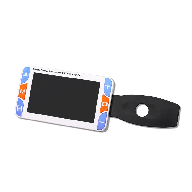 US $179.40 2018 Latest Electronic Video Magnifier Low Vision Reading Aid Magnifier Dual Lens 50 Hd Lcd Screen Tv Output Voice 26 Modes