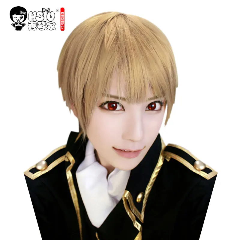 HSIU новый высококачественный парик Sougo Okita для косплея Gin Tama карнавальный костюм