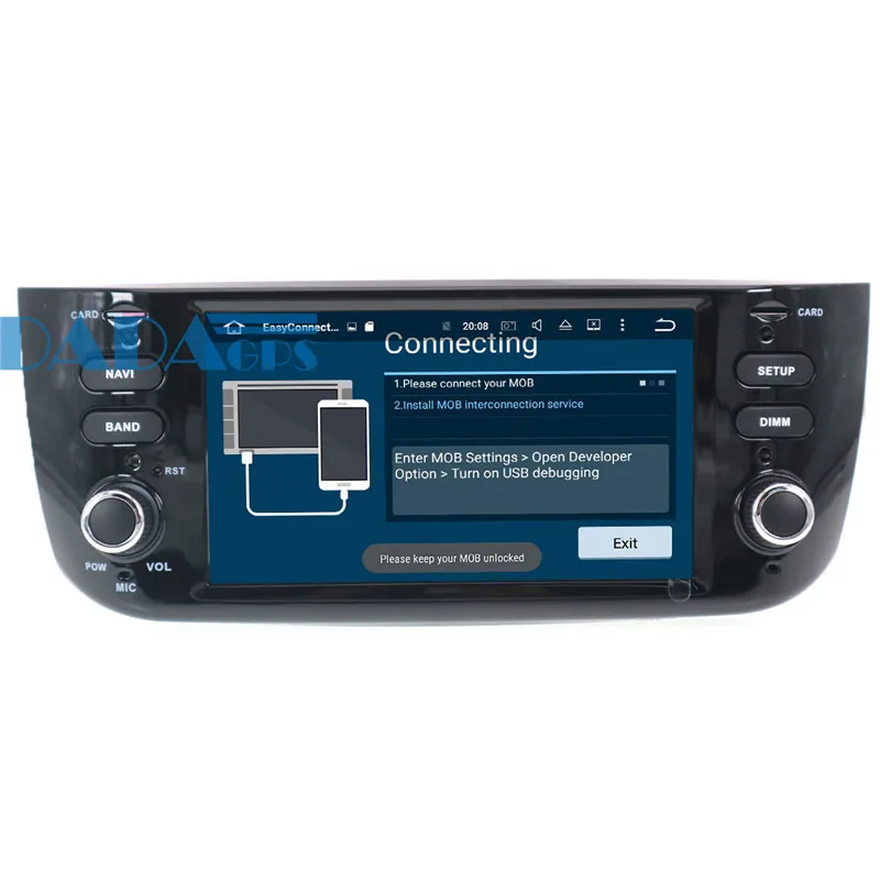 Cheap Android 8.1 Car DVD player GPS Navigation Car Radio Stereo Headunit For Fiat Punto 2009 - 2015 Linea 2012 - 2018 Multimedia IPS 10