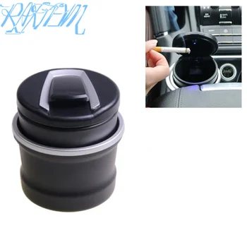 

Portable Auto Car LED Cigarette Smoke car Ashtray for Fiat Punto 500 Palio Argo grande panda
