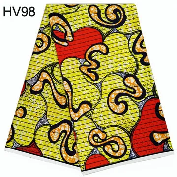 2yds Lovely yellow//black 100/% Cotton African Ankara EXCELLENCE quali NEW DESIGN