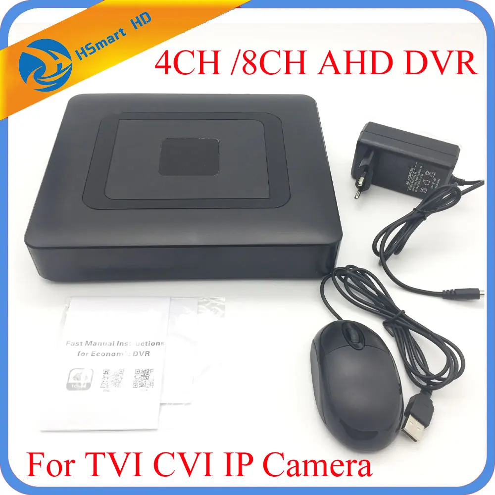 Горячая HD Mini 4ch H.264 8ch AHD DVR Hybrid 5 в 1 DVR для 1080 P TVI CVI/AHD /IP Камера xmeye P2P Onvif DVR системы видеонаблюдения