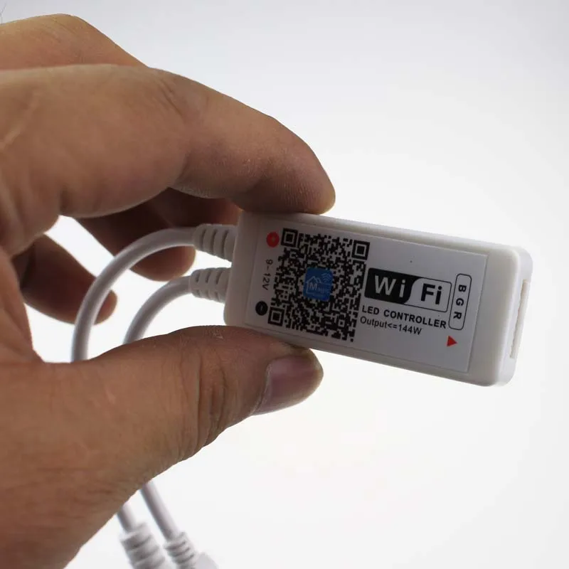 Светодиодный контроллер RGB/RGBW с Wi Fi и диммером 12 В + пульт дистанционного