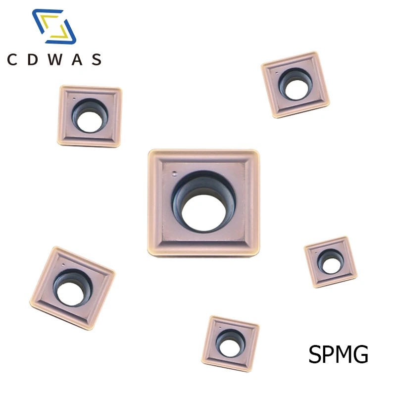

SPMG050204 SPMG060204 SPMG07T308 SPMG090408 SPMG110408 Carbide Insert CNC Lathe Turning Tool Cutter for SP Type U Drill Bit tool