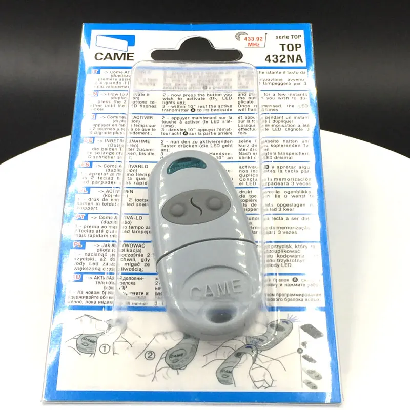 

For CAME TOP 432NA Gate Remote Remote Control 433.92MHz