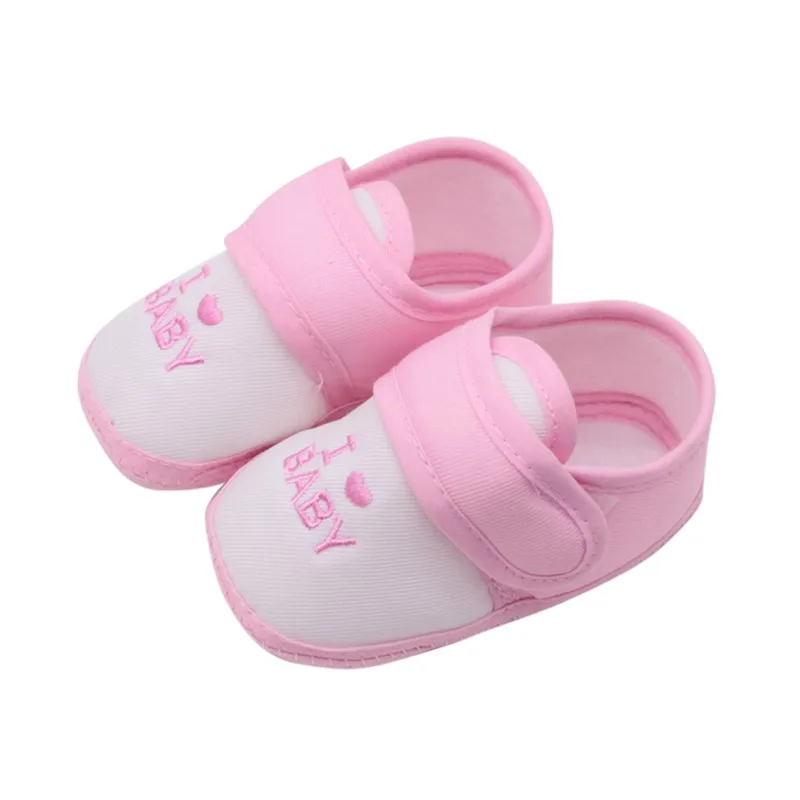 WEIXINBUY Cute Lovely Baby Shoes Toddler First Walkers Cotton Soft Sole Skid-proof Kids infant Shoes Princess Anti-slip Shoes