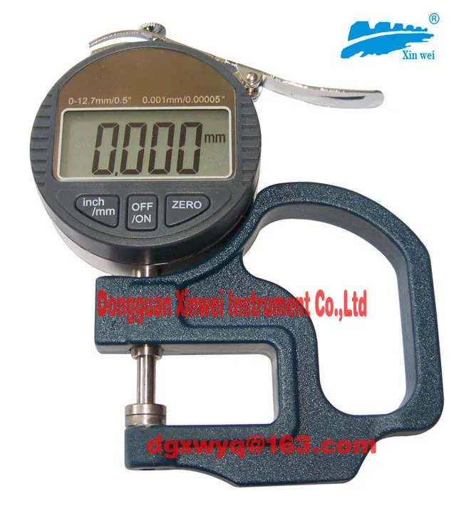 Digital Thickness Gauge/Digital display micrometer thickness gauge,Fast