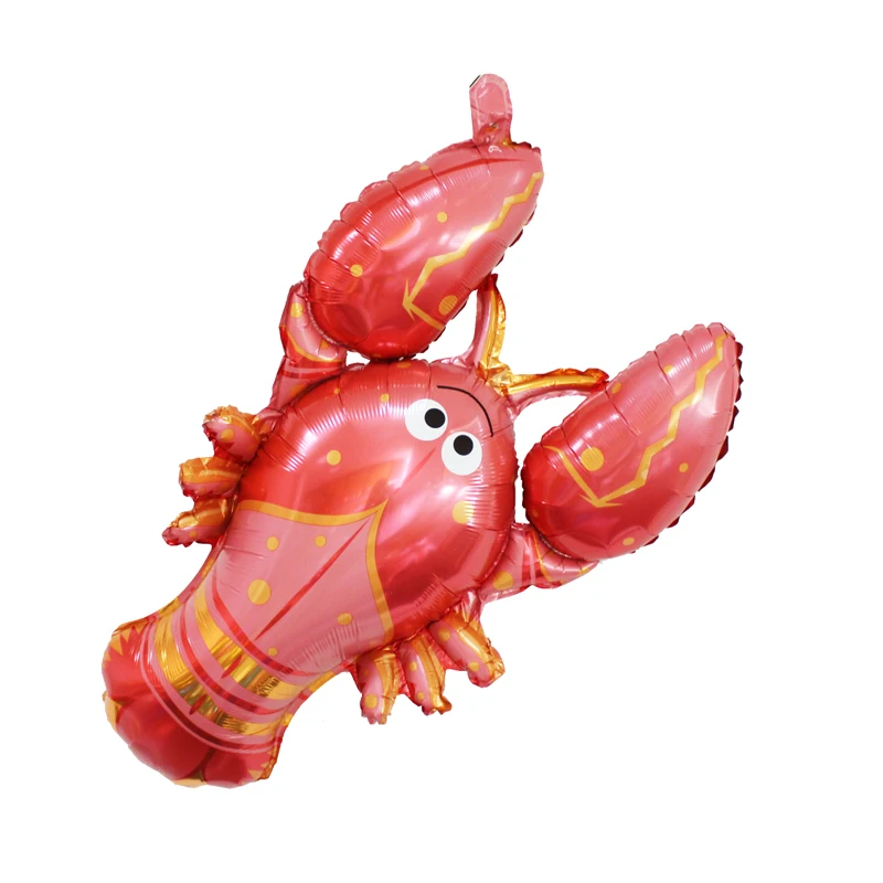 

XXPWJ 1pcs New Lobster Aluminum Balloon Children Toys Party Birthday Decorative Balloon Wholesale T-061