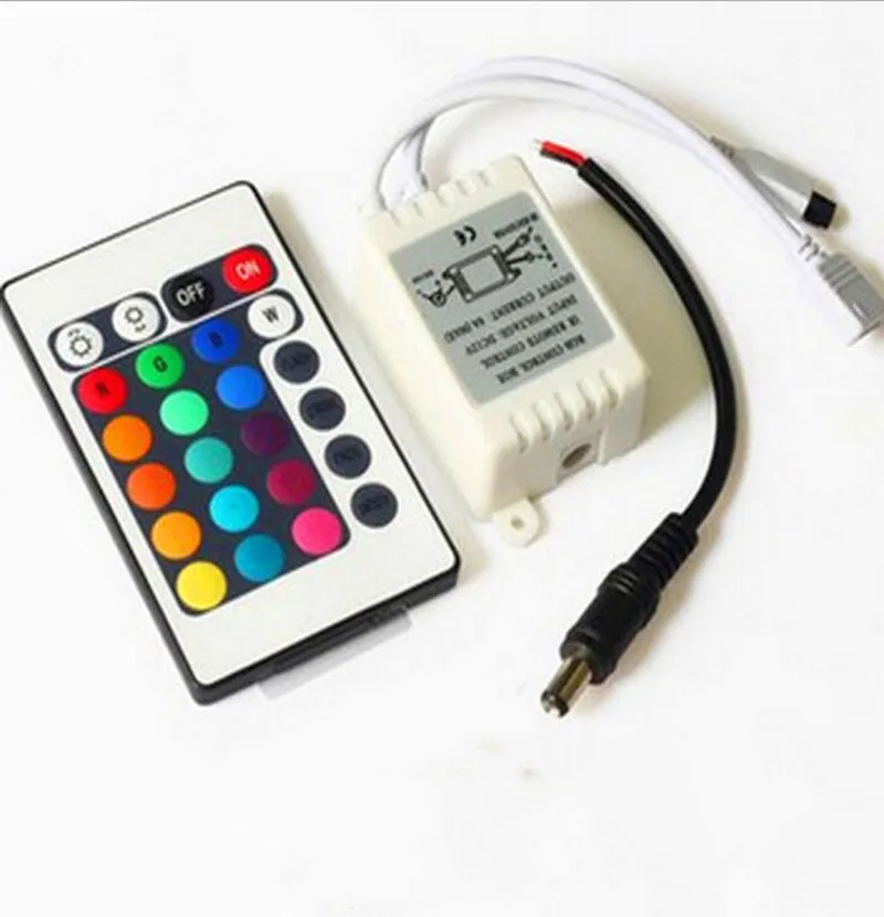 

24Key IR Remote controller For RGB Led strip 12v led controller 100pcs