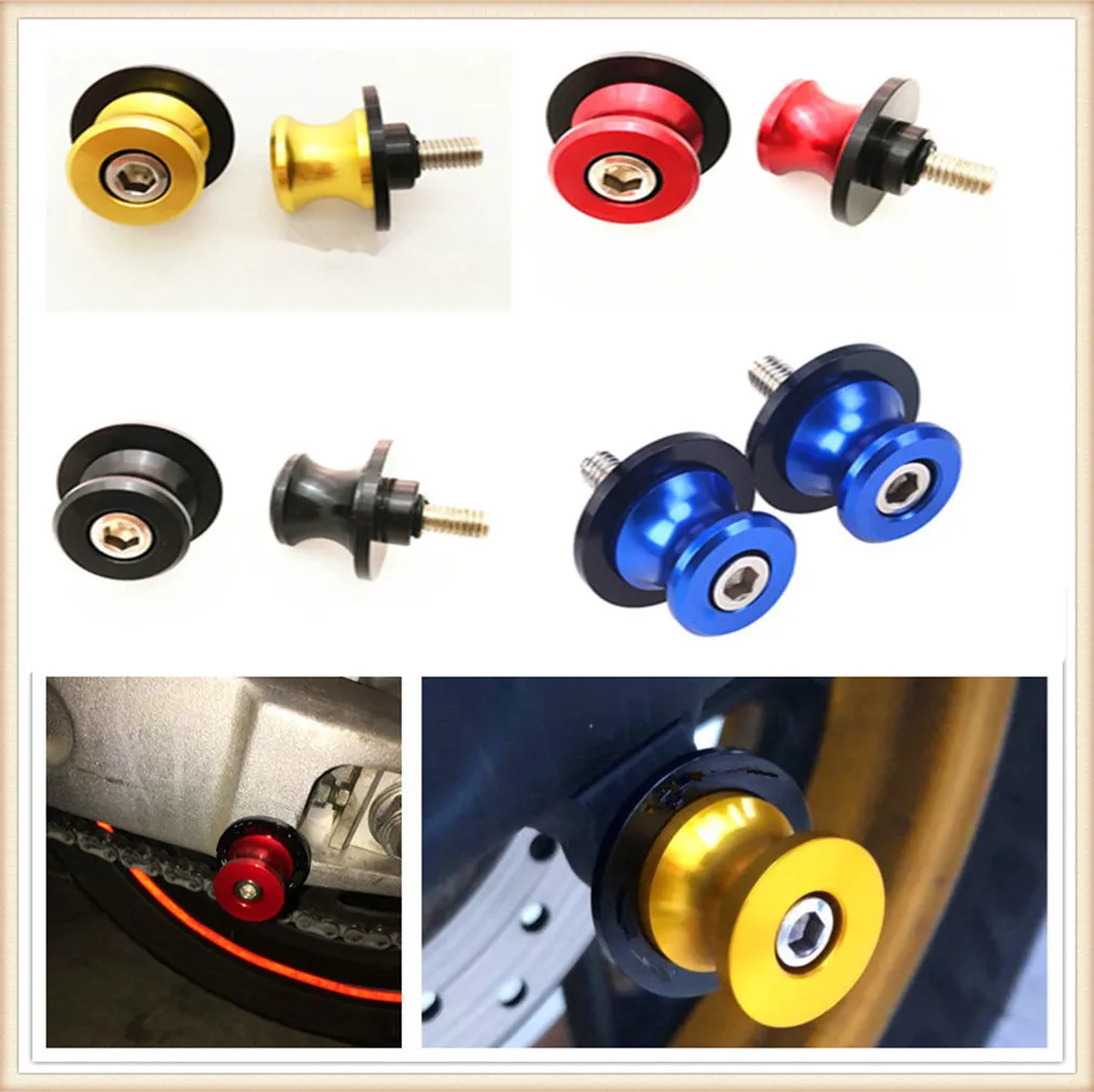 

6/ 8/ 10mm Spools Sliders motorcycle Swingarm Spool slider for BMW F800GT F800R F800S F800ST HP2 EnduRo HP2 Megamoto