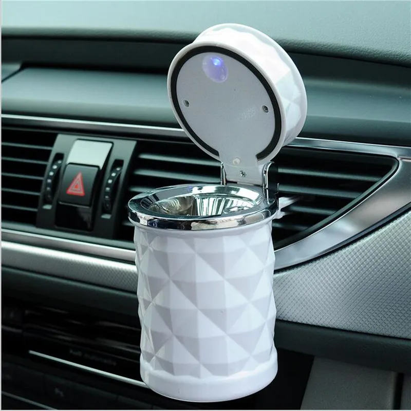 Portable Auto Automotive Interior Supplies Car High Cup Ashtray Black