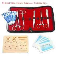 Набор инструментов для хирургической практики со шовным швом, медицинский модуль для применения студентами, Набор Хирургических Инструментов