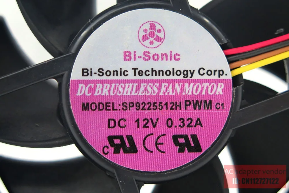 BI-SONIC 9025 SP922512H PWM 12 V 0.32A 2 провода видео-телефон двери 4 проводное Охлаждение вентилятором