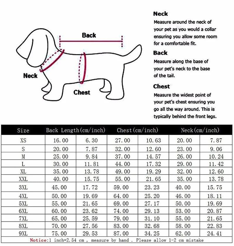 Большой одежды собаки Домашние куртки товары для животных Мягкий хлопок щенки Одежда для маленький средний большой собаки 6 видов цветов Размеры: XS-9XL