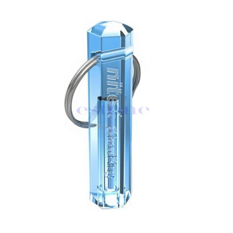 

Nite Tritium Glowing Illuminated Keyring Keychain Glow Stick Ring 10-Years New