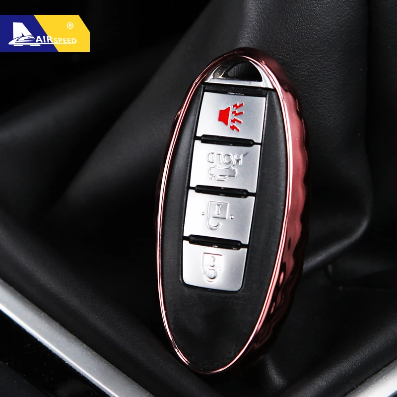 Чехол для ключей Airspeed TPU Nissan Tiida Qashqai X trail Kicks March Teana Maxima Sylphy Sunny Murano Bluebird Livina|Футляр