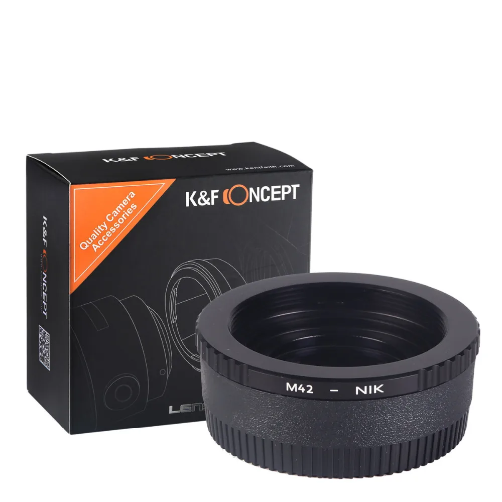 K&F CONCEPT M42 to for Nikon Camera Lens Mount Adapter Ring
