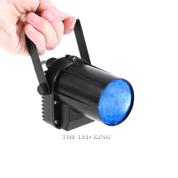 

Fast Shpping 1X 6X 10X LED 15W RGBWA 5IN1 Pinspot Light LED small Spot light Quad LED 3/7 DMX Channels, Stage Lighting