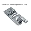 Hot Sale 3MM/4MM/6MM Rolled Hem  Foot Presser Foot For Brother Janome Sewing Machine  Sewing Accessories 7YJ245 ► Photo 3/6