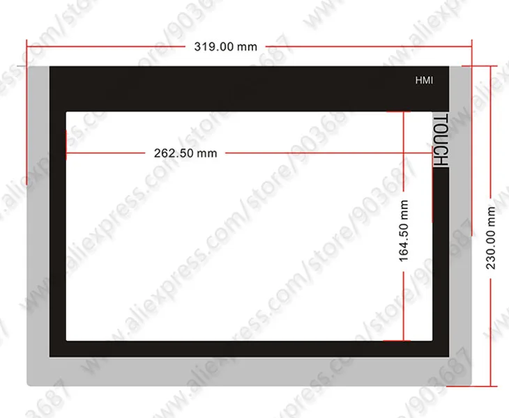 Сенсорный экран дигитайзер для 6AV2144-8MC10-0AA0 6AV2 144-8MC10-0AA0 TP1200 комфорт INOX сенсорная панель с накладкой(защитная пленка