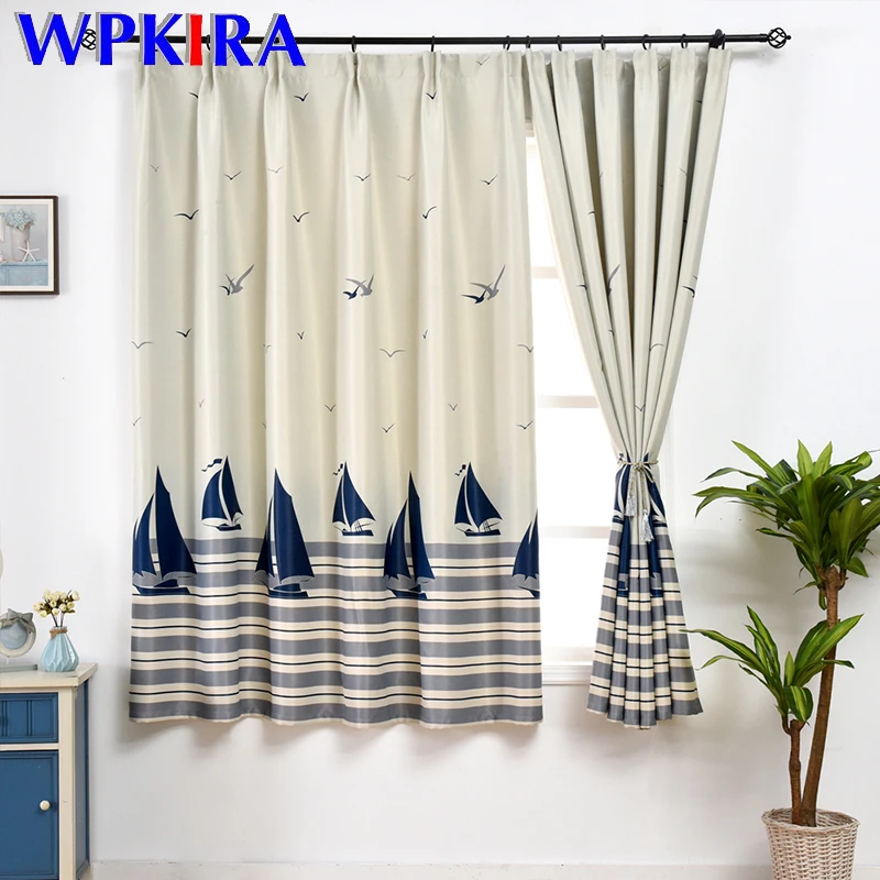 200cm Length Cartoon Semi Blackout Curtain For Kids Bedroom Living Room Kitchen Door Modern Bay Window Drapes Cortinas Pc007h Curtains Aliexpress