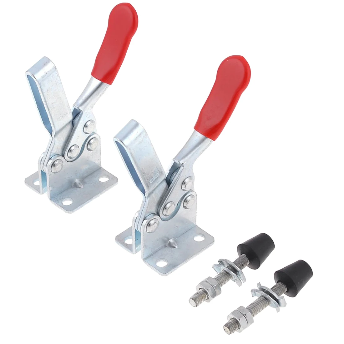 

KSOL 2 Pcs GH-201B 900N Capacity Quick Holding Horizontal Toggle Clamp