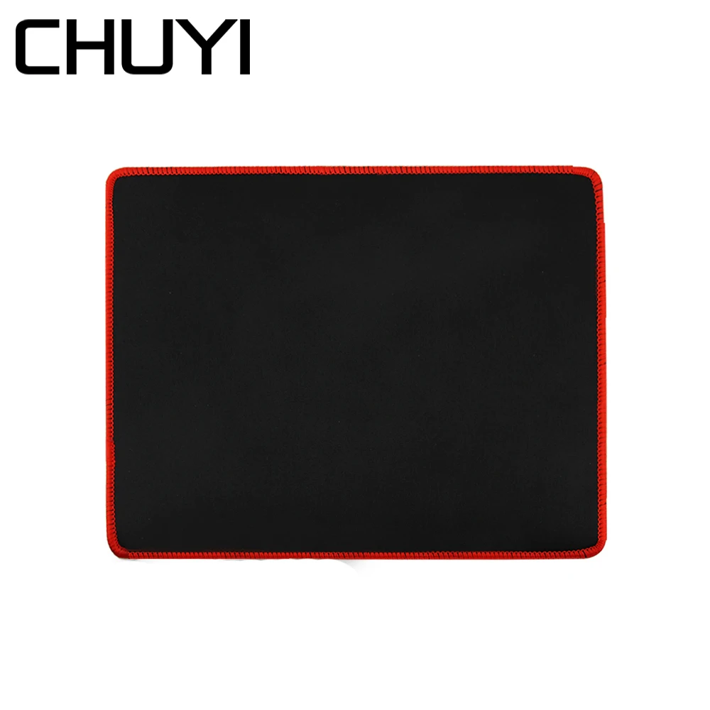 Черный резиновый водонепроницаемый коврик для мыши CHUYI любителей игр