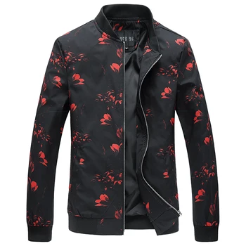 

HCXY Brand Man Clothing 2019 New Fashion Autumn Spring Men's Casual Jacket Coat Printing Slim Jackets For Men Baseball clothing