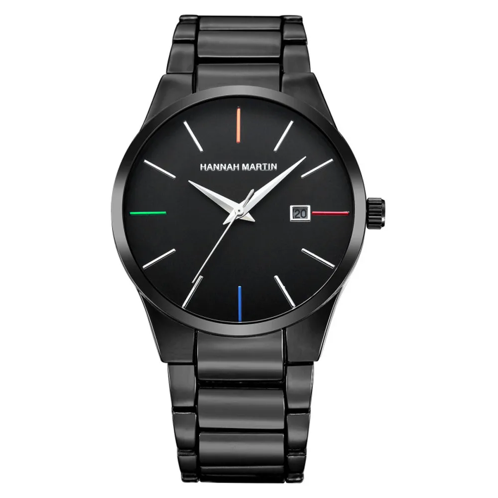 

Fashion 8 color Men Luxury Men Fashion Quartz Watch Military Stainless Steel Analog Date Sport Watches relogio masculino #0313