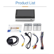 Автомобильный gps-навигатор радио плеер Bluetooth Full HD 1080 P 7 дюймов Wifi музыка ram 1 ГБ DOM668