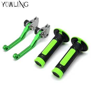 

For Kawasaki KX85 KX65 KX80 2009 2010 2011 2012 2013 2014 2015 2016 brake lever hand grip Dirt Bike Pivot Brake Clutch Levers