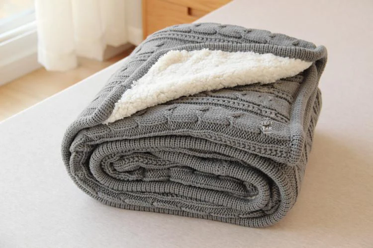 Factory Direct Blanket Autumn Winter Faux Fur Grey Car Sofa Factory Direct Blanket Autumn Winter Faux Fur Grey Car Sofa China Fleece Knitted Throw Cobertor Manta Para In Blankets From Home