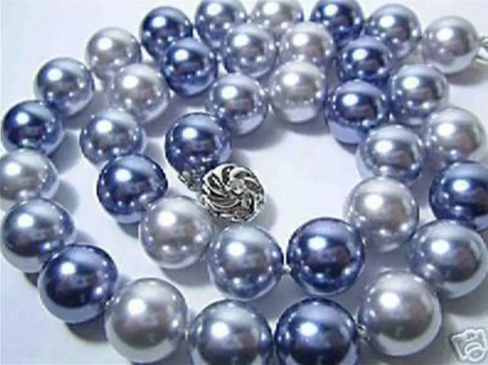

Hot sale new Style >>>>>10mm Multicolor South Sea Shell Pearl Necklace 18" AAA+