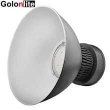 Golonlite 50 Ватт среднего отсека крепеж для светодиодных светильников Замена 250 Вт Металлогалогенная лампа светодиодный высокий свет 200 Вт 150 Вт 100 Вт 80 Вт 100-277 в CE