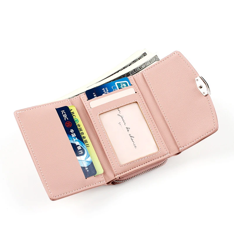 Unishow Trifold маленький кошелек для женщин Много отделов женский кошелек кожаный Laides кошелек брендовый короткий Карманный Кошелек для монет держатель для карт